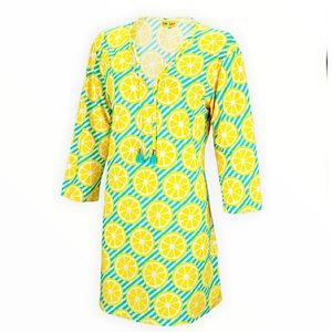 COPY - Vic & Lou Tunic Lemon Yellow Dress New Without Tags Plus XXL